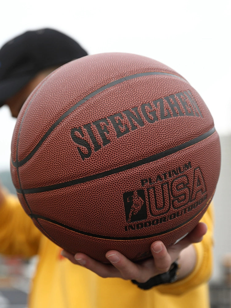 Leather Feel Game No. 6 Only for Pupils Basketball