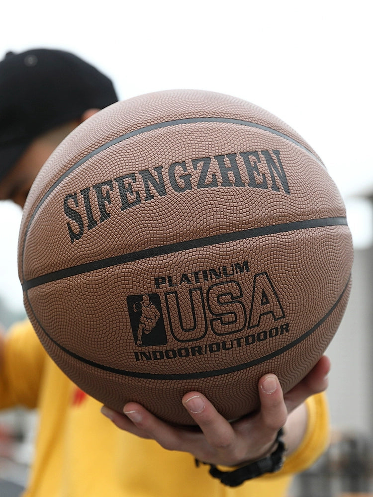 Leather Feel Game No. 6 Only for Pupils Basketball