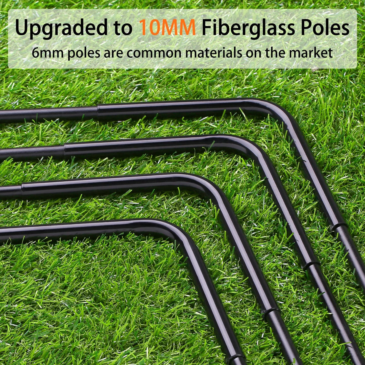 Soccer Goal 5' x 3.1' Portable Soccer Net with Carry Bag for Backyard Games and Training for Adults Youth Kids Soccer Practice