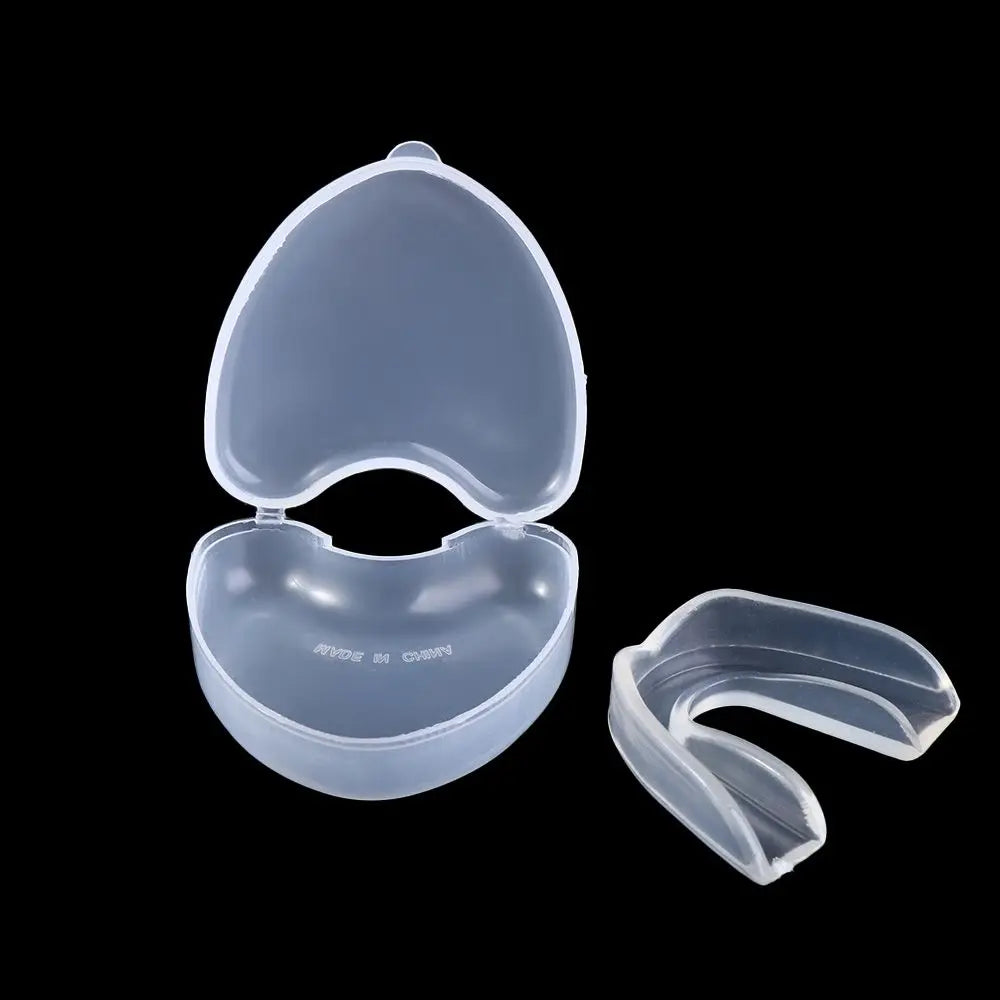 Tooth Brace Protection Karate Basketball Children Teeth Protector With Plastic Case Box Sports Mouth Guard Adults Mouthguard