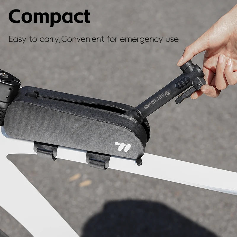 WEST BIKING Portable Mini Bike Pump Cycling Hand Air Pump High Pressure MTB Road Bicycle Tire Inflator for Schrader Presta Valve