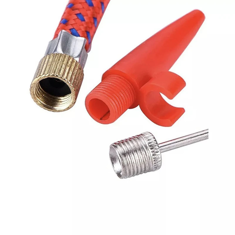 10pcs Ball Pump Set Hand Pump 6inch Inflator Portable Ball Volleyball Football Basketball Inflating Pump Tools with Air Hose