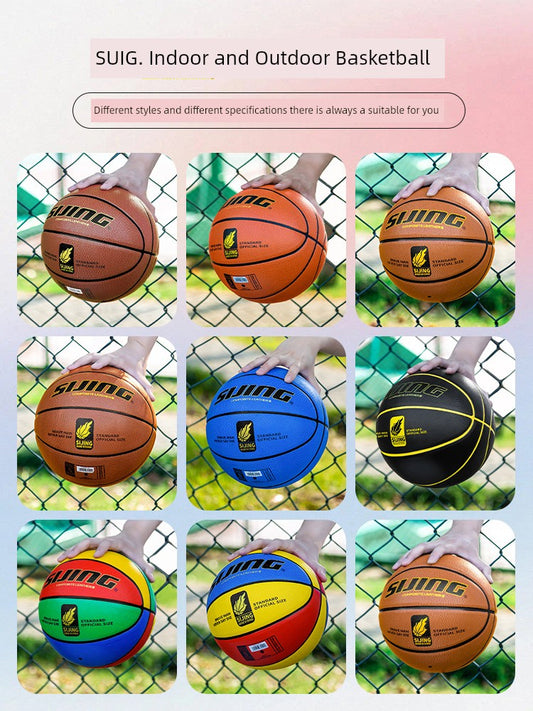 Genuine Goods Real Leather Hand Feel Standard Game Outdoor Basketball