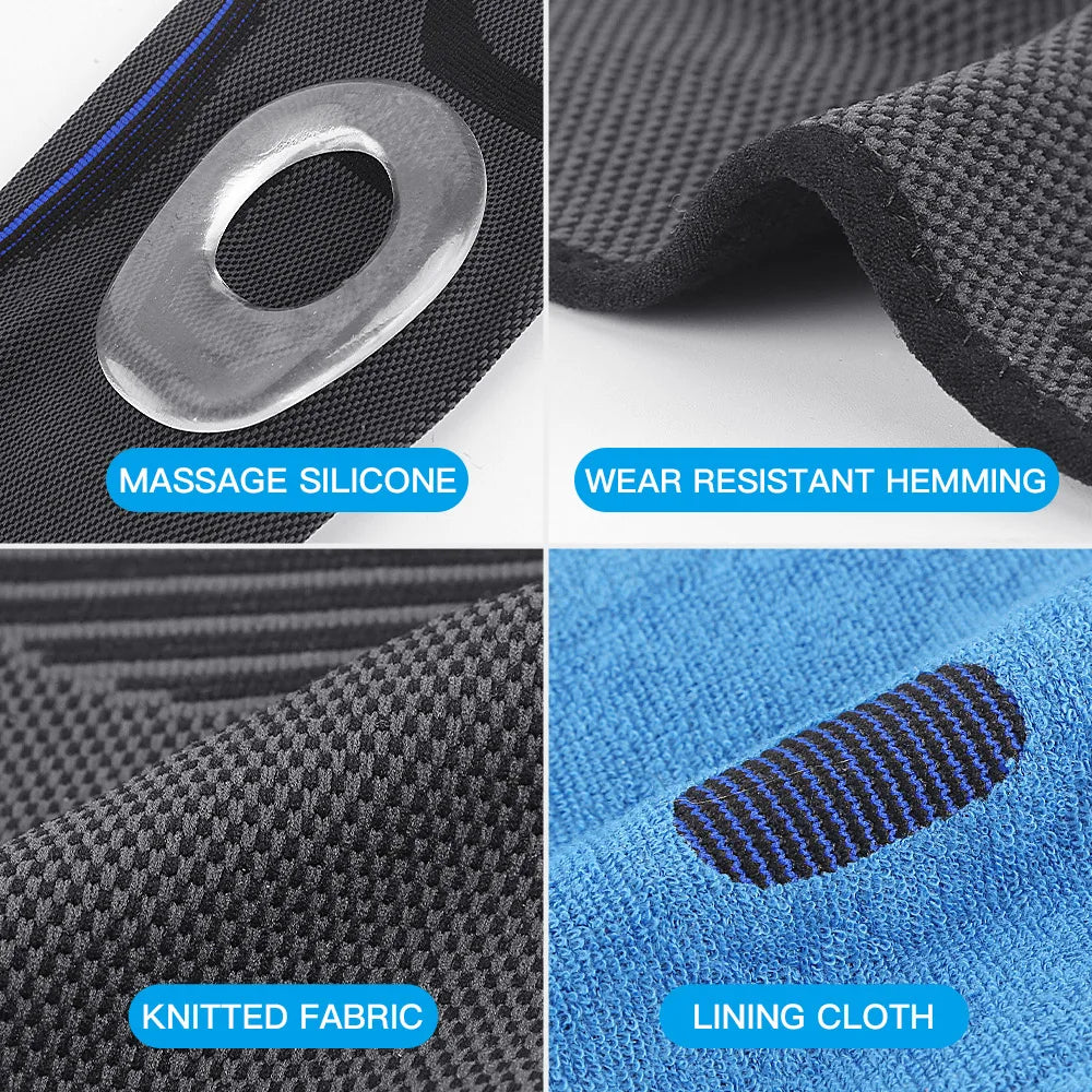 1 Pcs Knee Support Compression Sleeves Joint Pain Arthritis Relief Running Fitness Elastic Bandage Wrap Brace Knee Pads