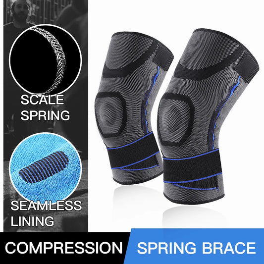 1 Pcs Knee Support Compression Sleeves Joint Pain Arthritis Relief Running Fitness Elastic Bandage Wrap Brace Knee Pads