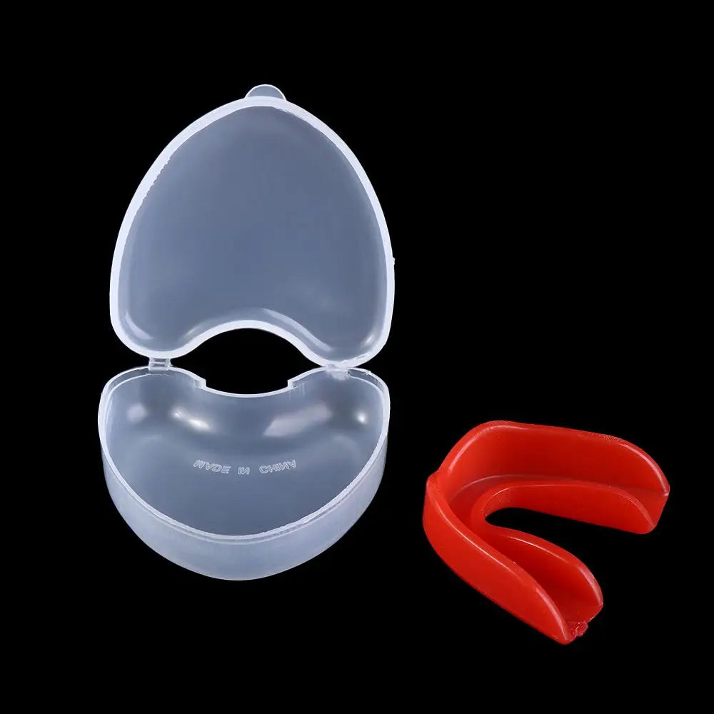 Tooth Brace Protection Karate Basketball Children Teeth Protector With Plastic Case Box Sports Mouth Guard Adults Mouthguard