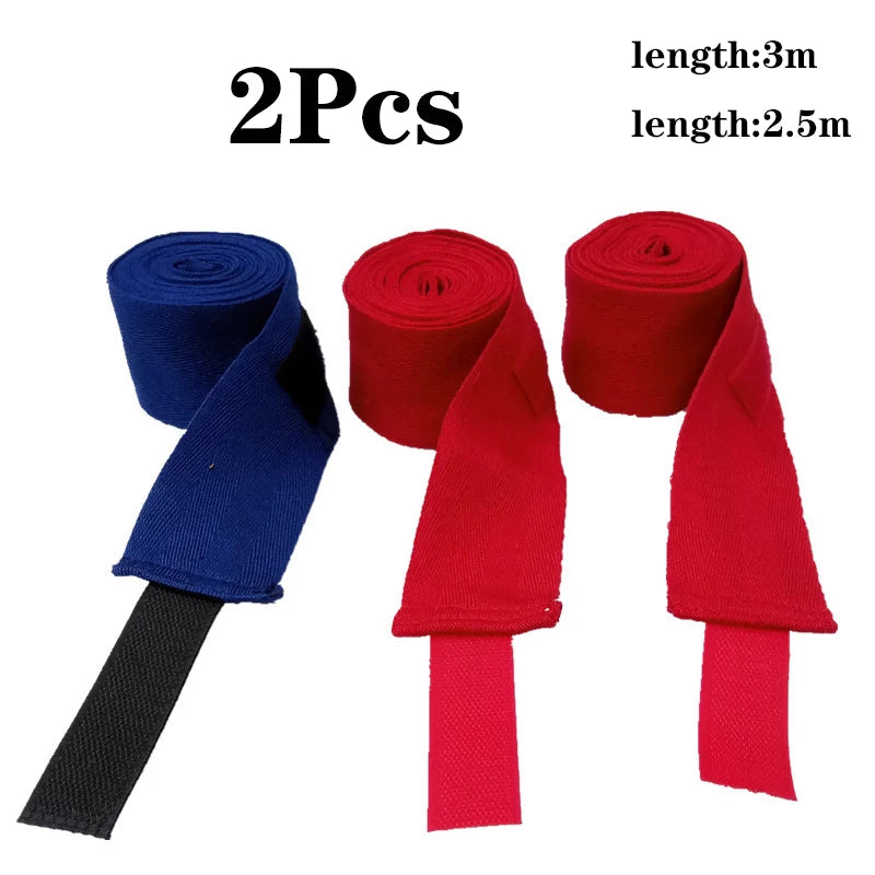 2 Rolls 2.5/3M Cotton Boxing Hand wraps