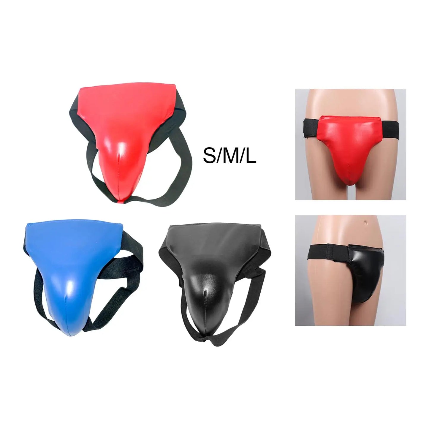 Groin Guard Jockstrap Crotch Protector Adjustable for Exercise Training Durable Taekwondo Groin Guard Abdominal Guard