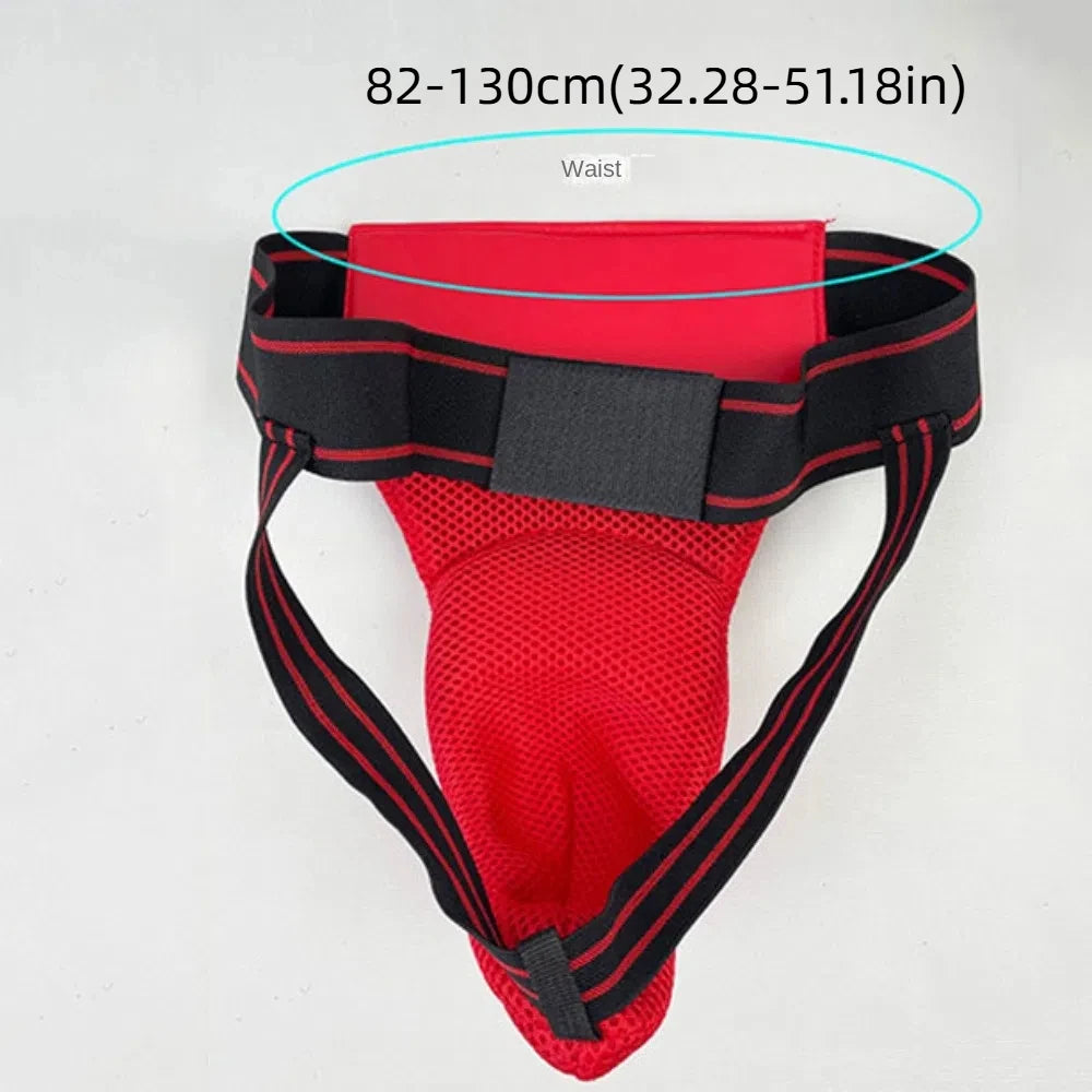 Adjustable Crotch Protector Jockstrap Taekwondo Groin Protector Cup Groin Guard Sports Safety Boxing Protection Jockstrap